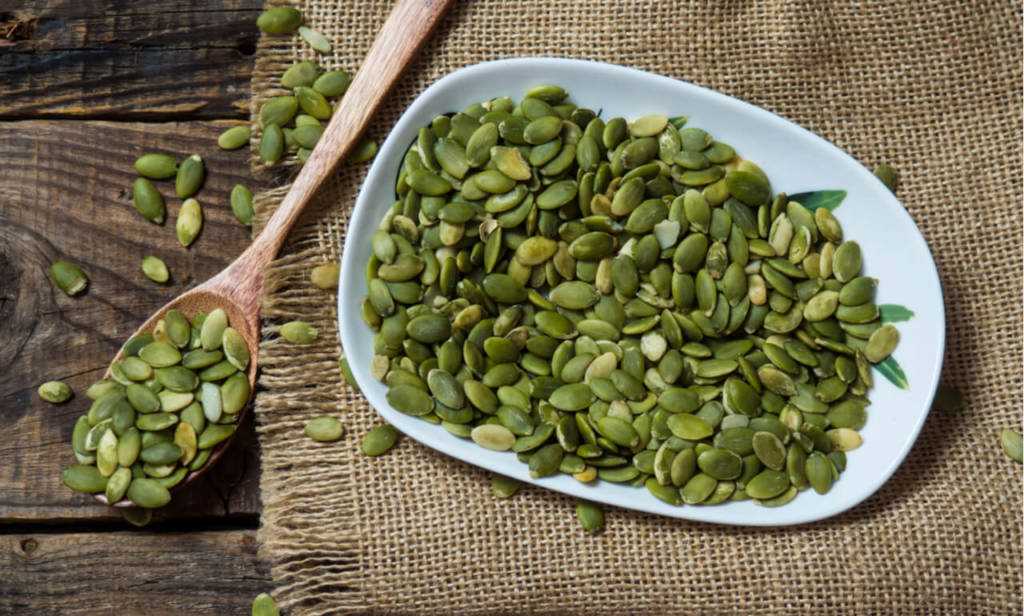 3. Drying the sprouted pumpkin seeds