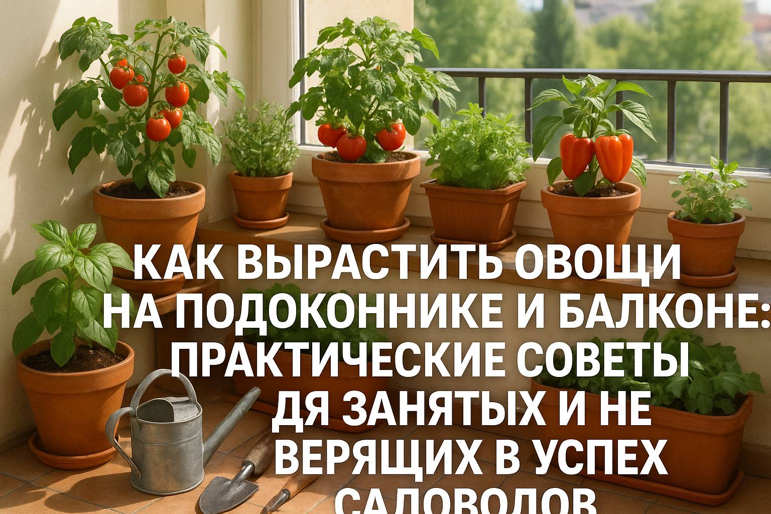 Как вырастить овощи на подоконнике и балконе: практические советы для занятых и не верящих в успех садоводов