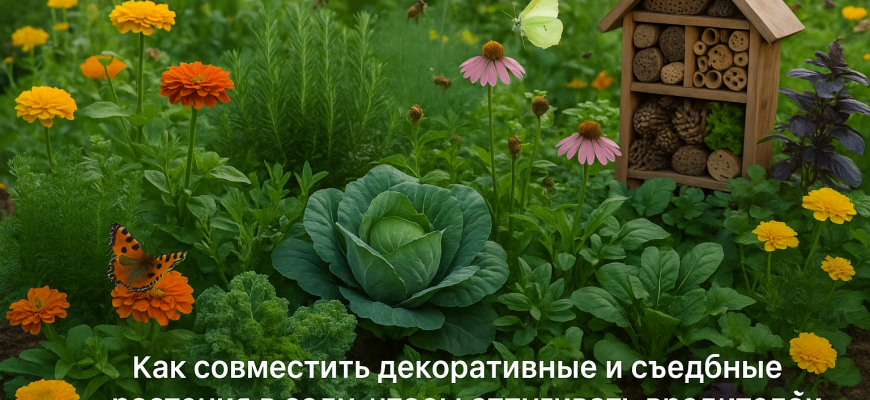 sovmestimost-dekorativnykh-i-syedobnykh-rasteniy-v-sadu