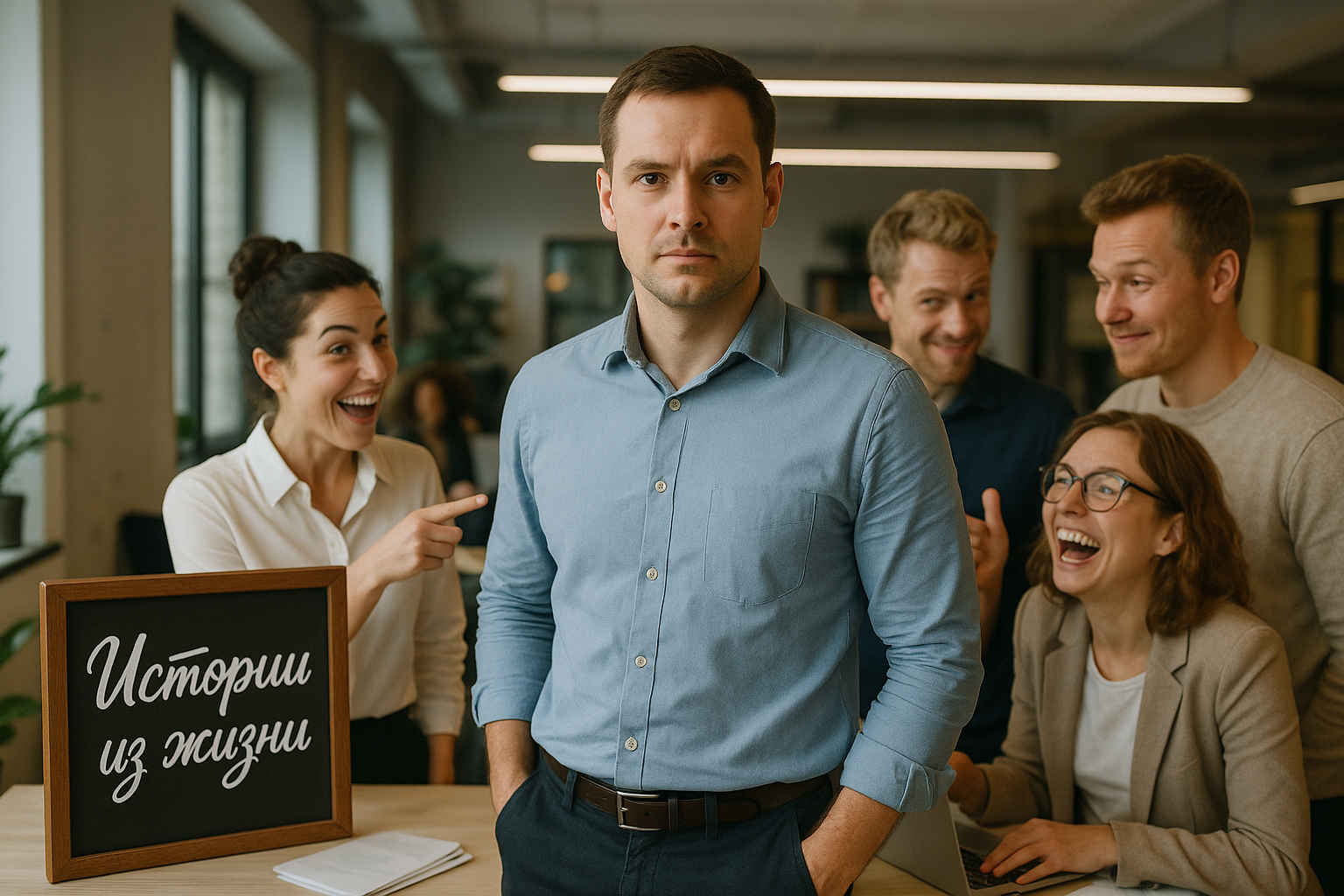 — Эта новая работа сделала его сомнения и боль весёлым аттракционом для офиса в стиле шуточного цирка — Эта новая работа сделала его сомнения и боль весёлым аттракционом для офиса в стиле шуточного цирка